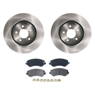 bproauto® - Front Brake Kit with Semi-Metallic Pads