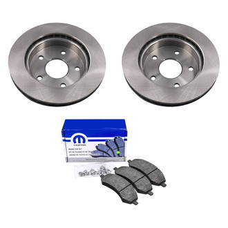 bproauto® - Front Brake Kit with Semi-Metallic Pads