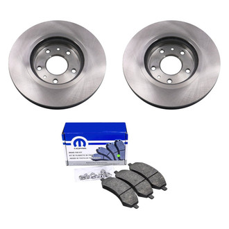 bproauto® - Front Brake Kit with Semi-Metallic Pads