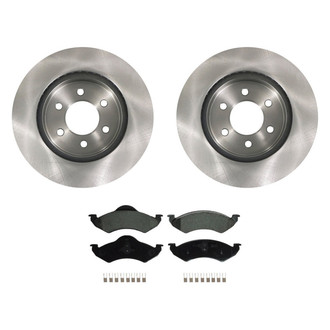 bproauto® - Front Brake Kit with Semi-Metallic Pads
