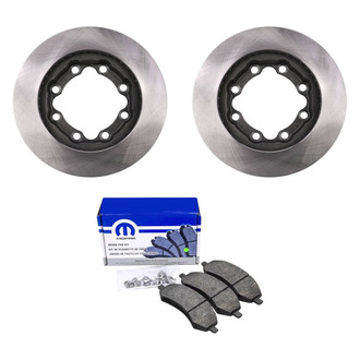 bproauto® - Front Brake Kit with Semi-Metallic Pads