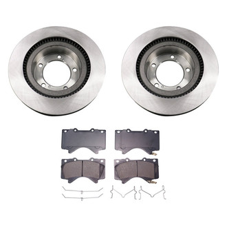 bproauto® - Front Brake Kit with Semi-Metallic Pads