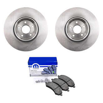 bproauto® - Front Brake Kit with Semi-Metallic Pads