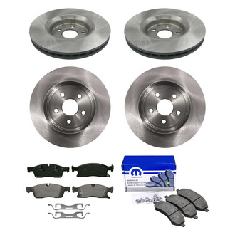 bproauto® - Brake Kit with Semi-Metallic Pads