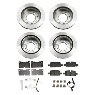 bproauto® - Front and Rear Brake Kit with Semi-Metallic Pads