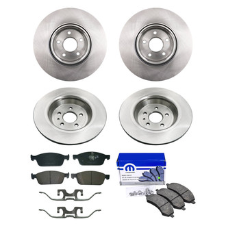 bproauto® - Brake Kit with Semi-Metallic Pads