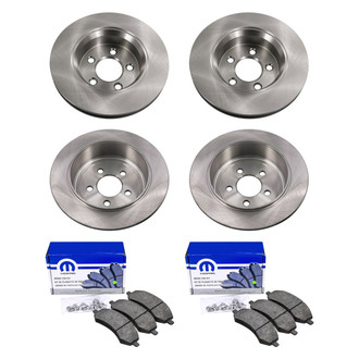 bproauto® - Brake Kit with Semi-Metallic Pads