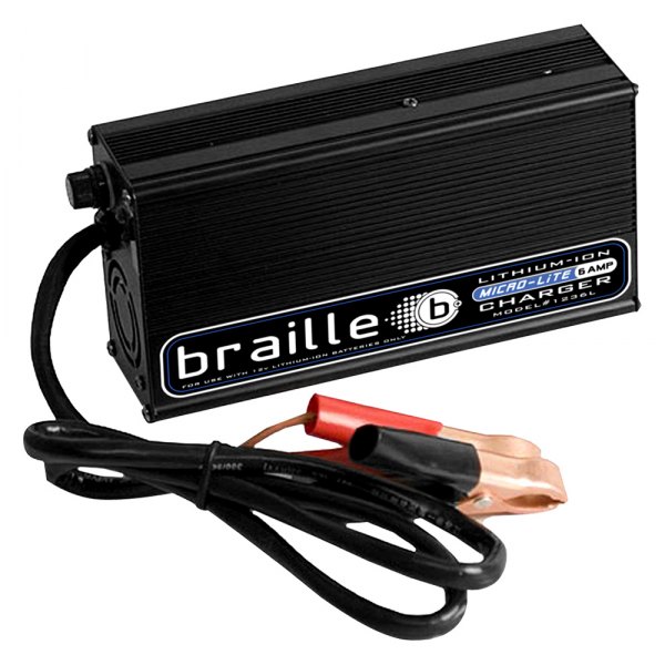 Braille Battery® - 6A 12V 1-Bank Battery Charger/Maintainer