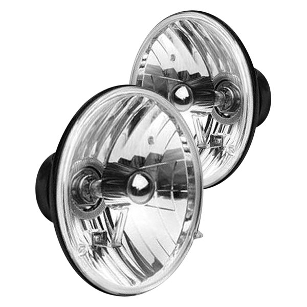 Rampage® - 7" Round Chrome Euro Headlights