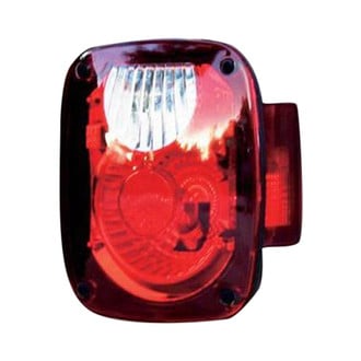 Rampage® - Driver Side Chrome/Red Tail Light Kit