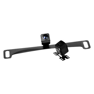 Brandmotion® - License Plate Mount Rear View Camera with Optional Parking Gridlines