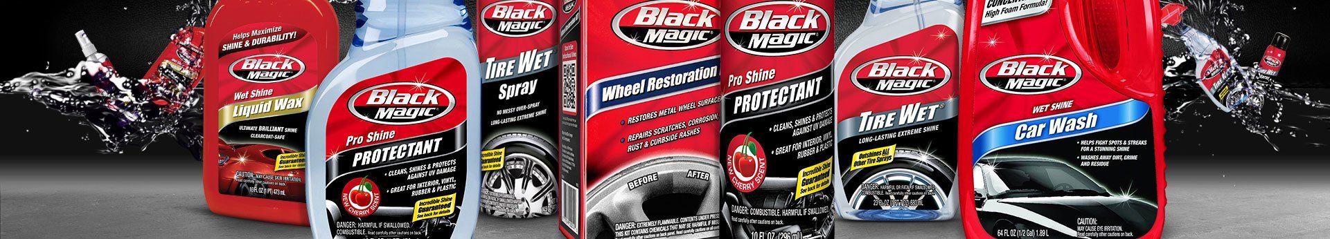 Black Magic 800002220 Tire Wet Foam, 18 oz. - Specially Formulated Thick  Tire Spray Foam Clings to Tires to Dissolve and Clean Dirt While Shining  and