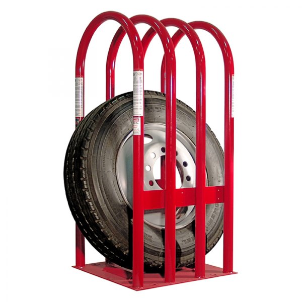 Branick® - 4 Bar Model 2040 NM Tire Inflation Cages with the Blockhead Auto Inflator