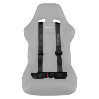 Braum® - 4-Point 2" Strap Harness Belts, Black