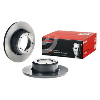 Brembo® - UV Coated Plain Solid Front Brake Rotor