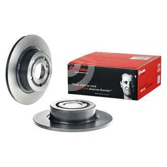 Brembo® - UV Coated Series Plain Solid Rear Brake Rotor