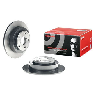 Brembo® - UV Coated Series Plain Solid Rear Brake Rotor