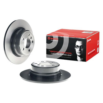 Brembo® - UV Coated Series Plain Solid Rear Brake Rotor