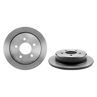 Brembo® - UV Coated Series Plain Solid Rear Brake Rotor