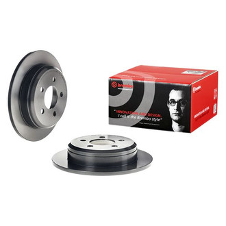 Brembo® - UV Coated Series Plain Solid Rear Brake Rotor