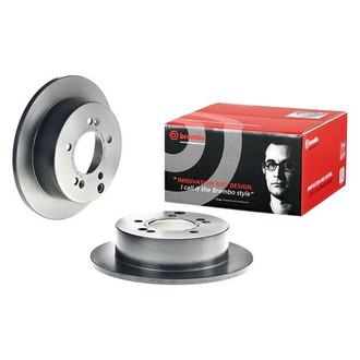 Brembo® - UV Coated Series Plain Solid Rear Brake Rotor