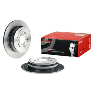 Brembo® - UV Coated Series Plain Solid Rear Brake Rotor