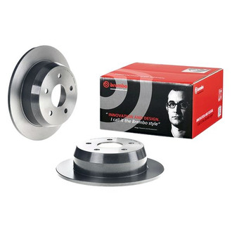 Brembo® - UV Coated Series Plain Solid Rear Brake Rotor