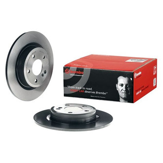 Brembo® - UV Coated Series Plain Solid Rear Brake Rotor