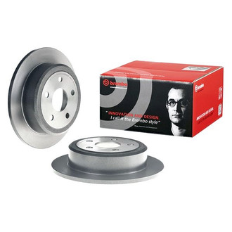 Brembo® - UV Coated Series Plain Solid Rear Brake Rotor
