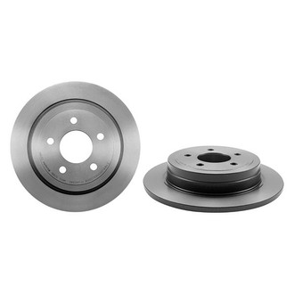 Brembo® - UV Coated Series Plain Solid Rear Brake Rotor