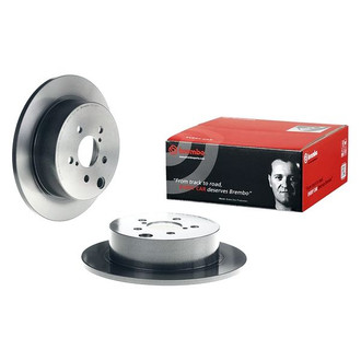 Brembo® - UV Coated Series Plain Solid Rear Brake Rotor