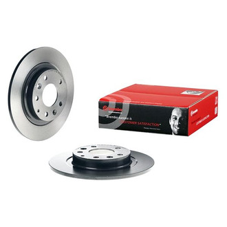 Brembo® - UV Coated Plain Solid Rear Brake Rotor