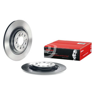 Brembo® - UV Coated Plain Solid Rear Brake Rotor