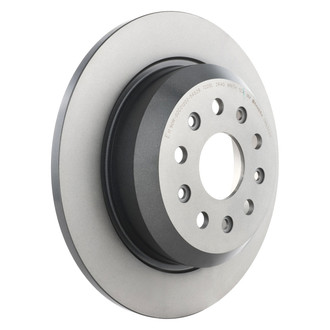 Brembo® - UV Coated Plain Solid Rear Brake Rotor