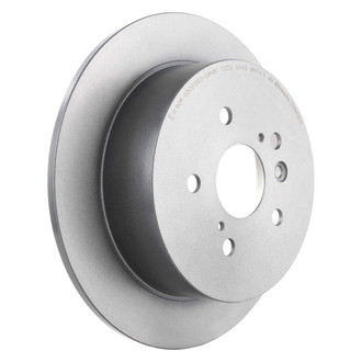 Brembo® - UV Coated Plain Solid Rear Brake Rotor