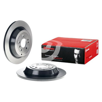 Brembo® - UV Coated Series Plain Solid Rear Brake Rotor