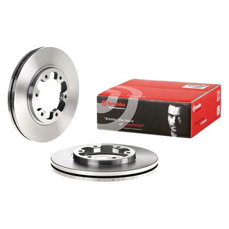 Brembo® - OE Replacement Plain Vented Front Brake Rotor