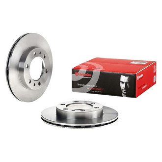 Brembo® - OE Replacement Plain Vented Front Brake Rotor