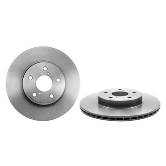 Brembo® - UV Coated Plain Vented Front Brake Rotor