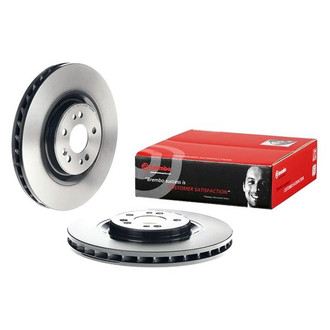 Brembo® - UV Coated Series Plain Vented Front Brake Rotor