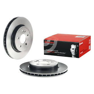 Brembo® - UV Coated Series Plain Vented Front Brake Rotor