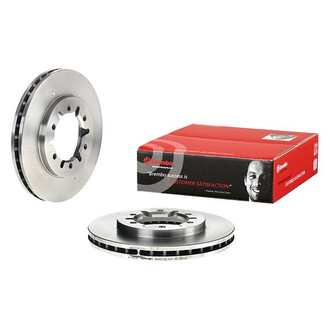 Brembo® - OE Replacement Plain Vented Front Brake Rotor