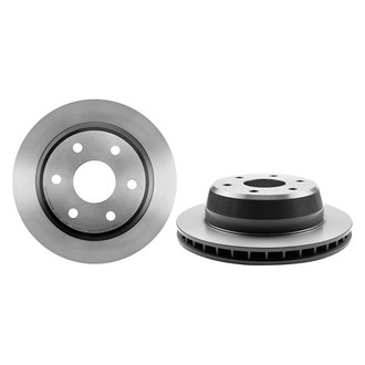 Brembo® - UV Coated Series Plain Vented Rear Brake Rotor