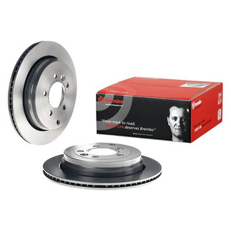 Brembo® - UV Coated Series Plain Vented Rear Brake Rotor