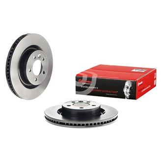 Brembo® - UV Coated Series Plain Vented Front Brake Rotor