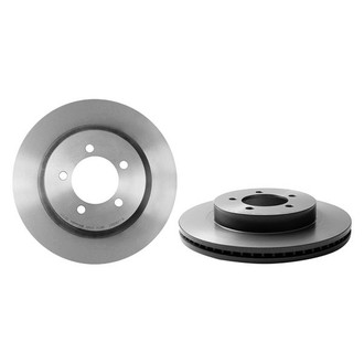 Brembo® - UV Coated Series Plain Vented Front Brake Rotor