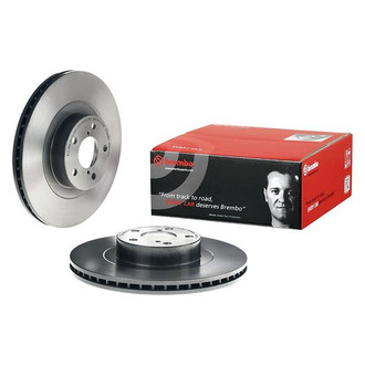 Brembo® - UV Coated Series Plain Vented Front Brake Rotor