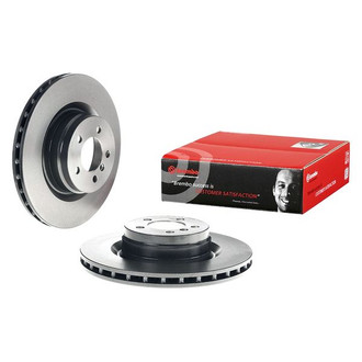 Brembo® - UV Coated Series Plain Vented Front Brake Rotor