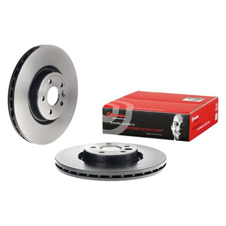 Brembo® - UV Coated Series Plain Vented Front Brake Rotor
