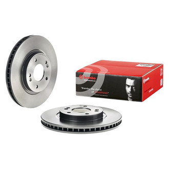 Brembo® - UV Coated Series Plain Vented Front Brake Rotor